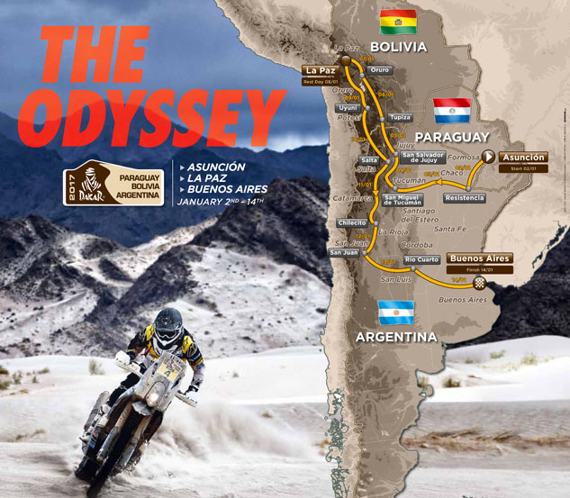 Dakar Rally 2016 - Outline