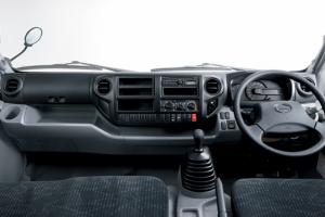 The center cluster features an intuitive layout that places everything the driver needs close at hand
